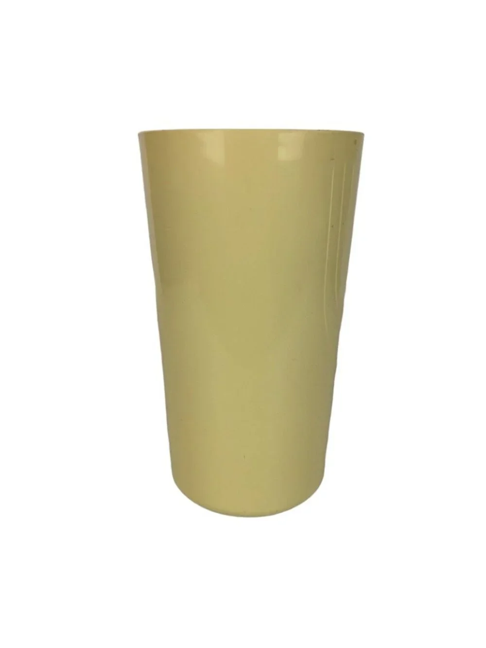 Rubbermaid Wastebasket Almond Oval Swirl Contour Plastic Trash Can Vtg 80s